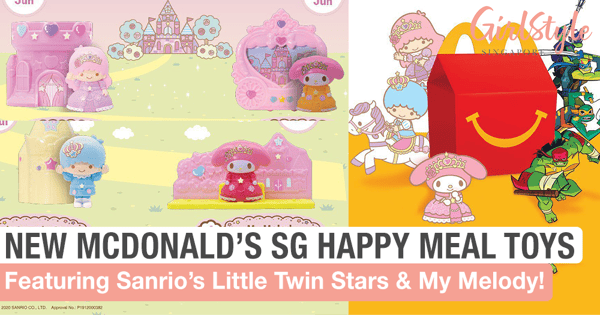 New Little Twin Stars & My Melody Happy Meal Toys At McDonald's Singapore