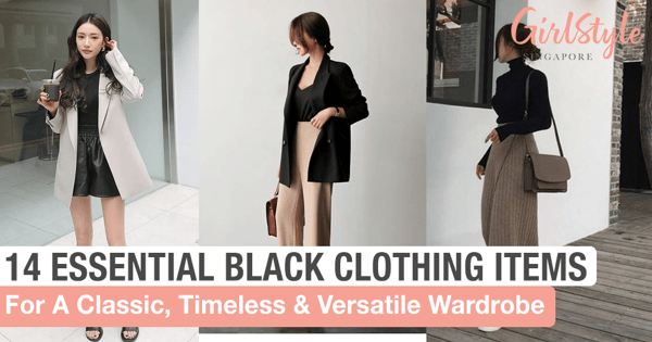 14 Basic Black Clothing Items Every Lady Needs For A Timeless & Versatile Wardrobe