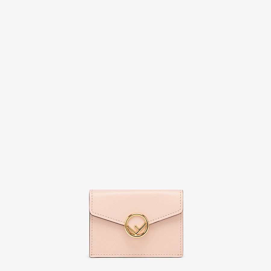 Fendi Micro Trifold wallet in pink