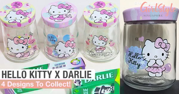 Get A Free Hello Kitty Jar Worth $20 When You Purchase Darlie Toothpaste In Singapore