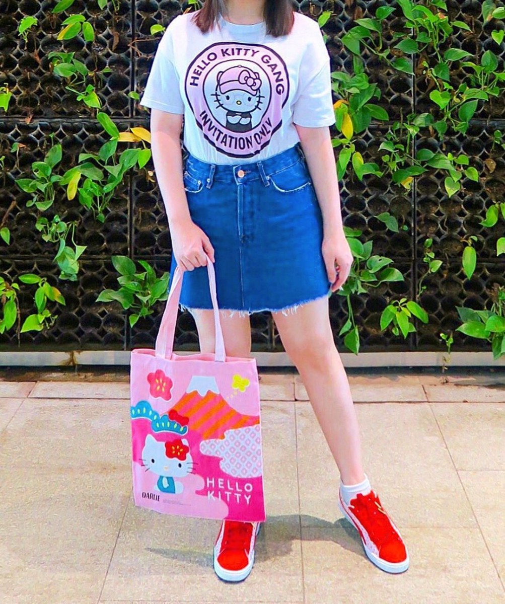 Hello Kitty Darlie tote bags Singapore