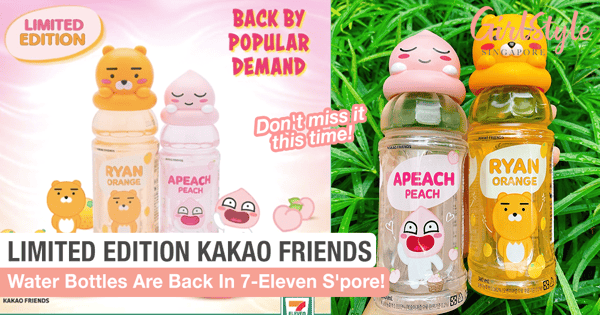 Limited Edition KAKAO FRIENDS Water Bottles Are Back In 7-Eleven S'pore!