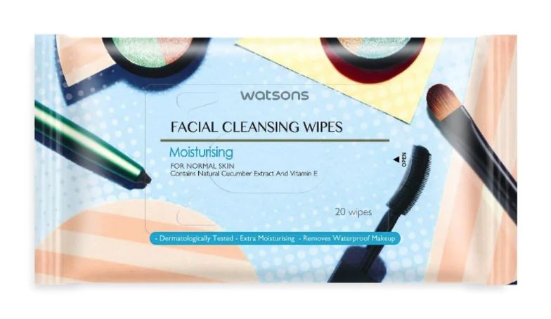 Watsons Facial Cleansing makeup remover Wipes Singapore