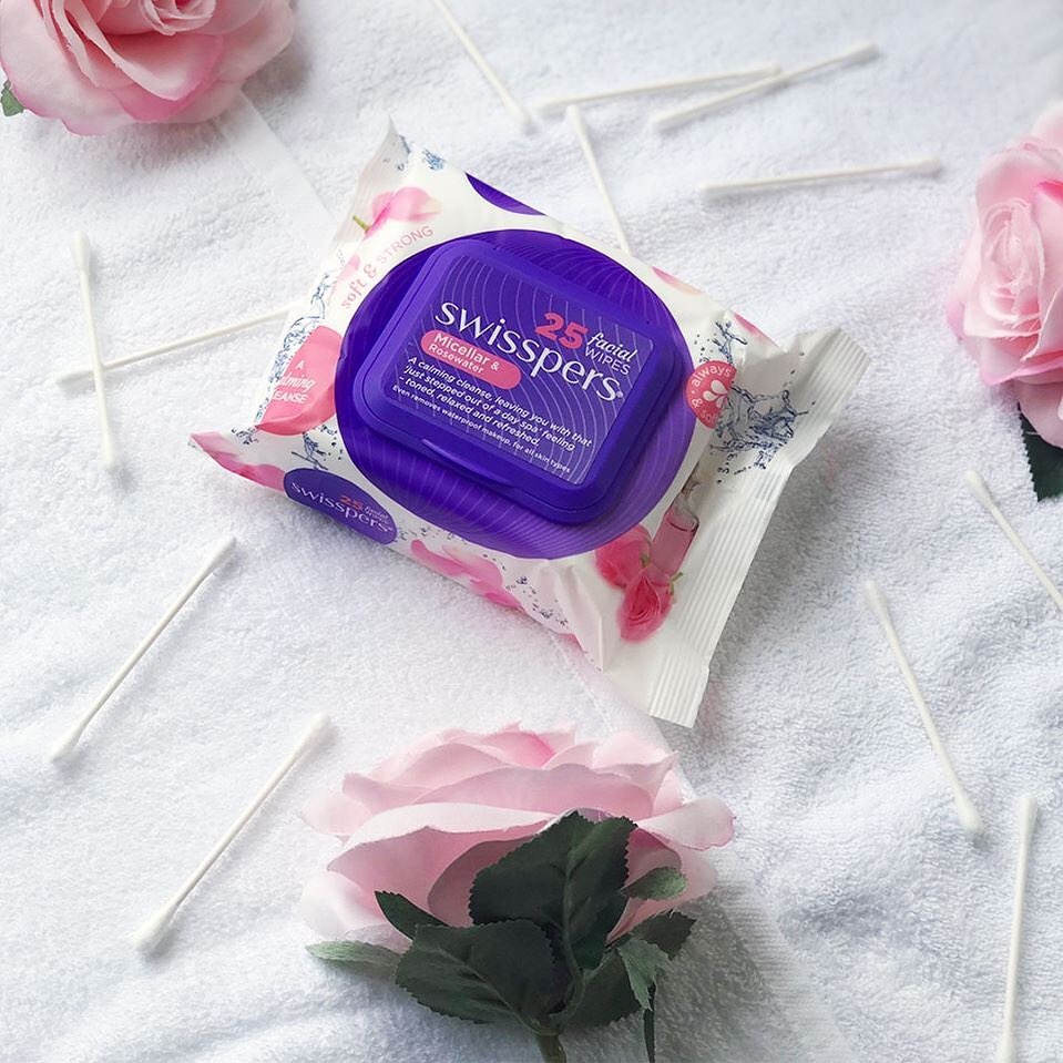 Swisspers Facial makeup remover wipes Singapore