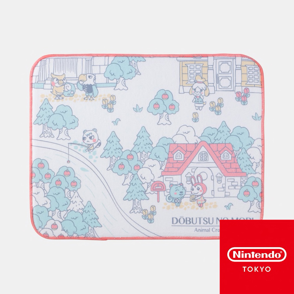 Animal Crossing mat pink