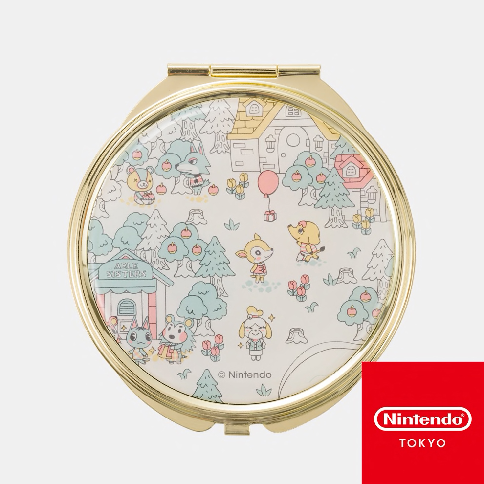 Animal Crossing compact mirror of the village