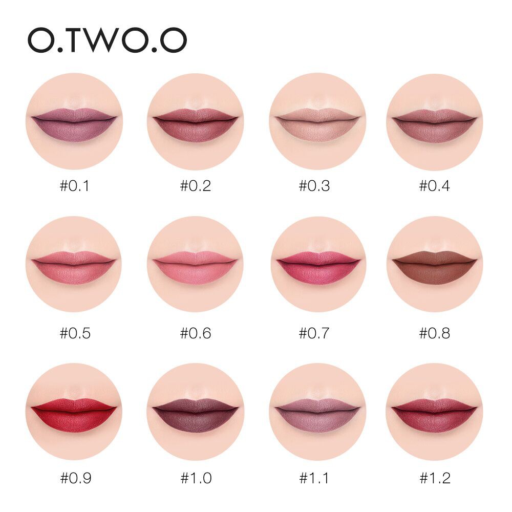 O.TWO.O Easy To Wear Matte Lipstick (2 In 1)