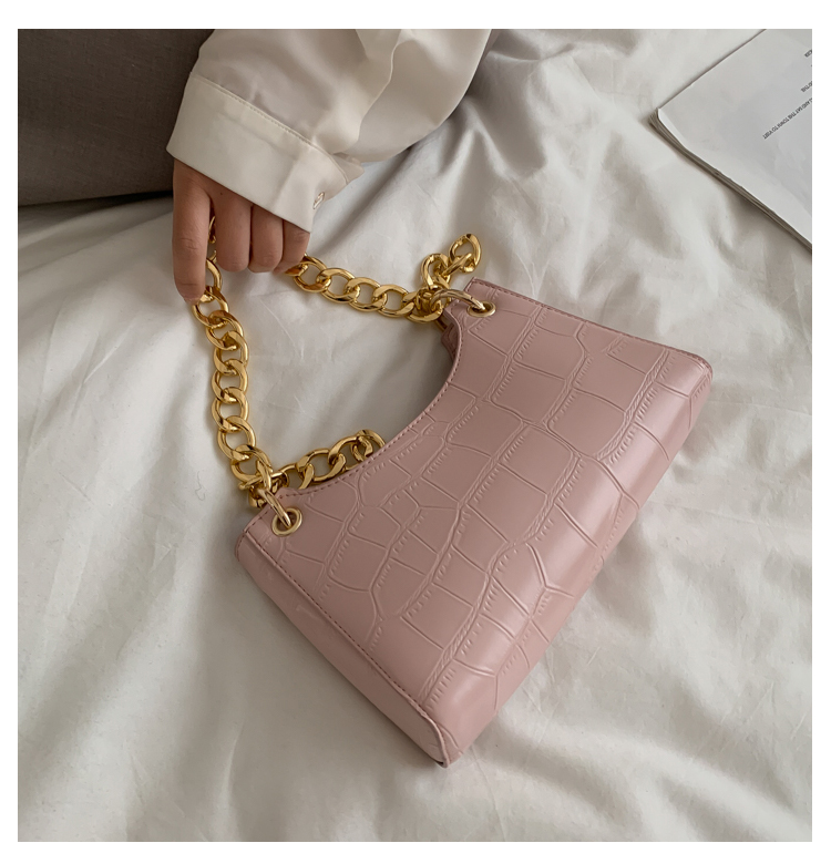 Pink gold vintage bag