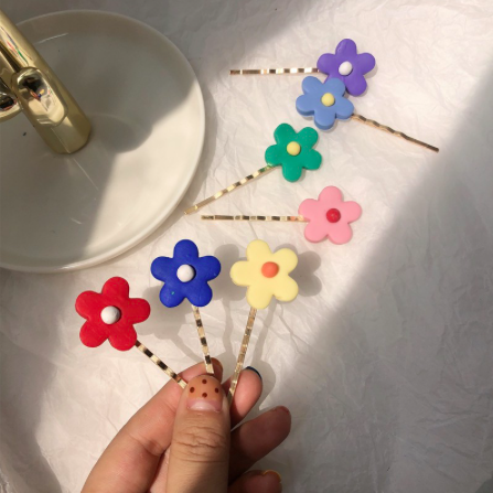 flower hair clips