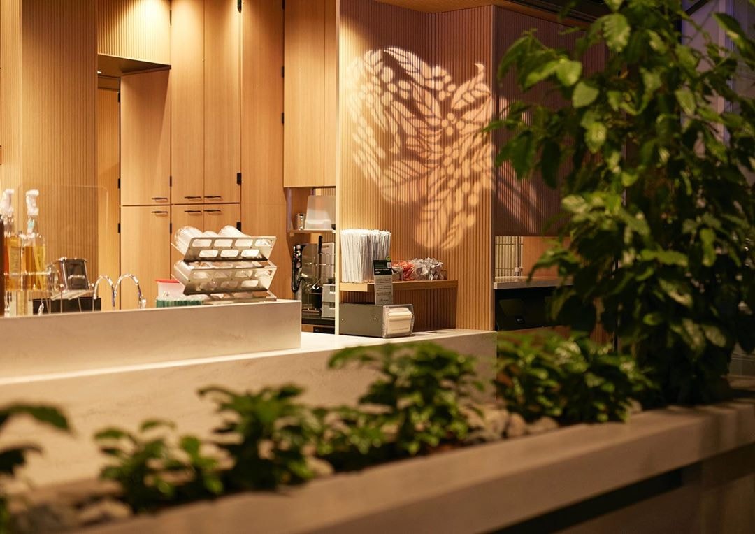 Starbucks greenhouse Japan Hana Biyori Tokyo