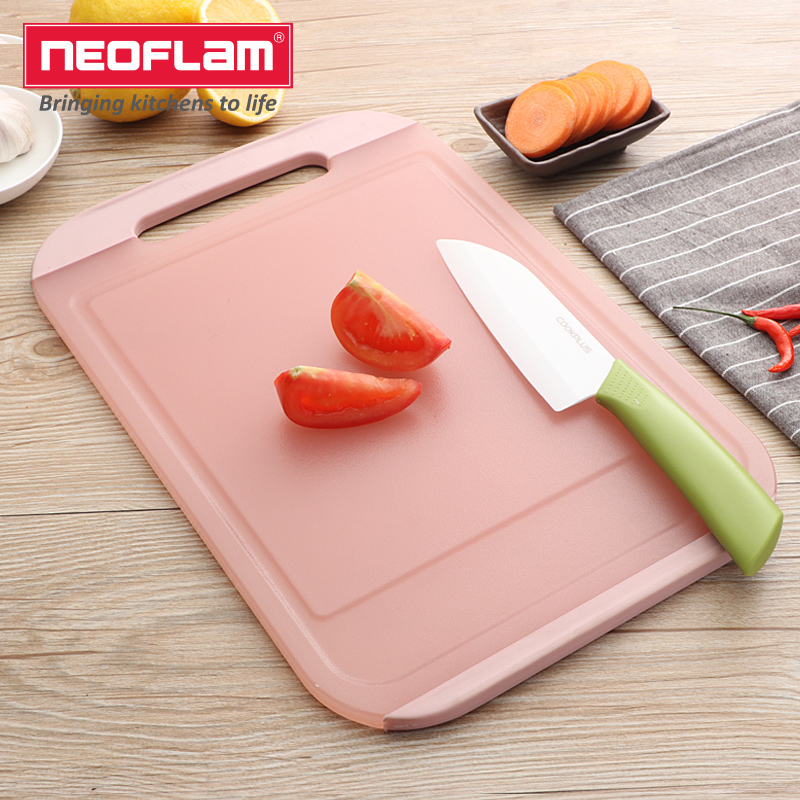 NEOFLAM pink Antibacterial Cutting Board 2piece Set