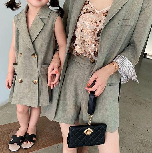 Mum and daughter matching blazer