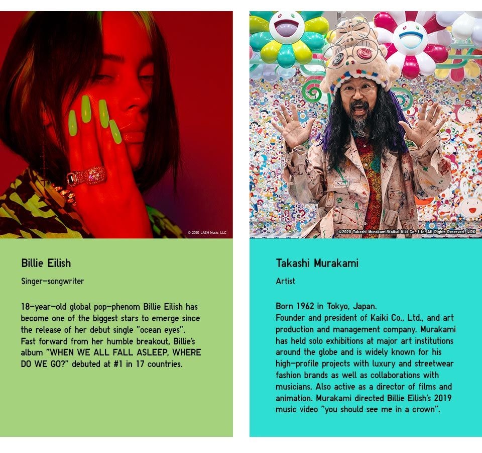 Billie Eilish x Takashi Murakami Profile