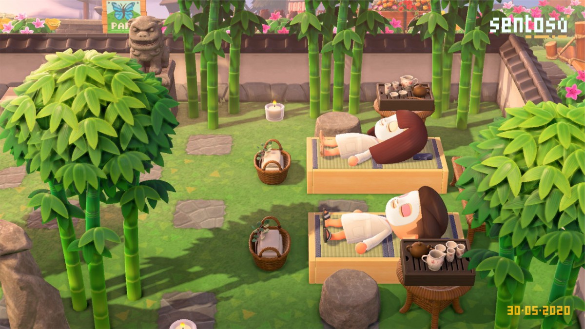 Couple enjoying spa in Sentosa Crossing