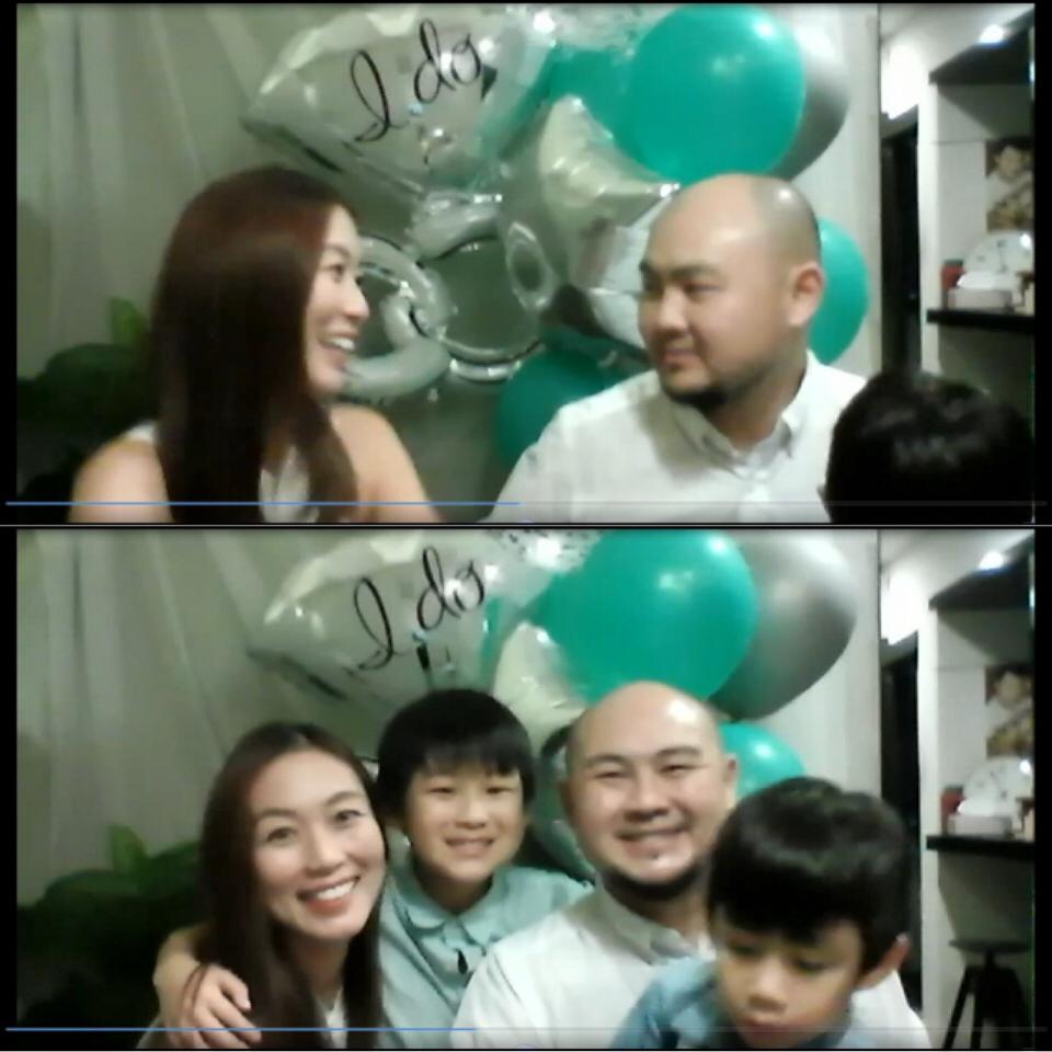 Couple 10th Year Wedding Vows Renewal Via Zoom 