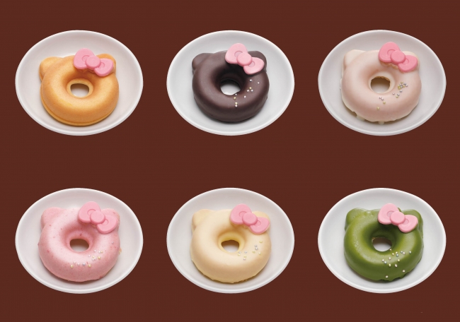 hello kitty donuts in SANRIO CAFE Ikebukuro