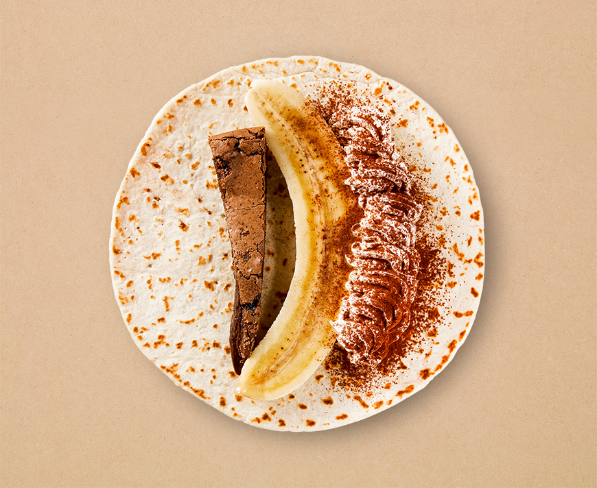 Chocolate banana TUNNBRÖD dessert at IKEA Harajuku