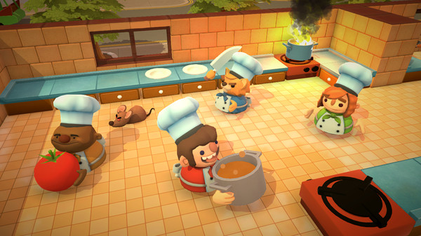 Character customisation in Overcooked game