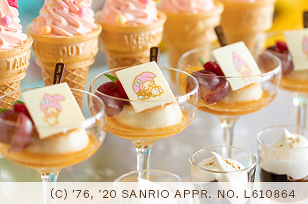Hilton Osaka Hello Kitty & My Melody buffet dessert