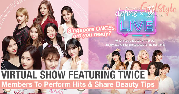K-Pop Girl Group TWICE To Perform Hits & Share Beauty Tips In Virtual Live Show For SG Fans