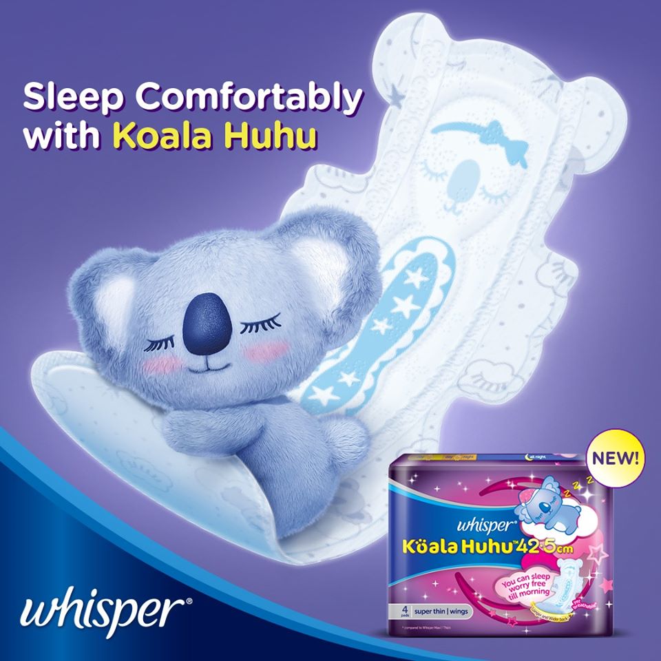 Whisper Koala Huhu 42.5cm Sanitary Pad