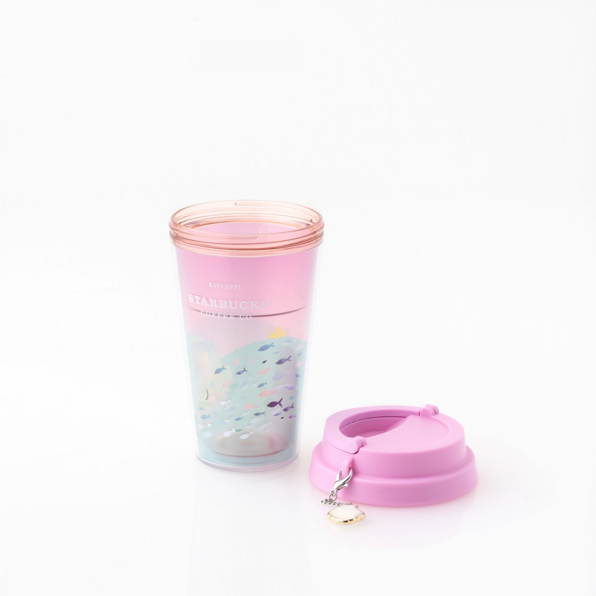 Starbucks Mr Whale Charm Tumbler 12oz 