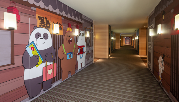 We Bare Bears lift area