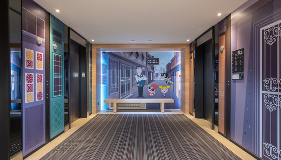 The Powerpuff Girls lift area