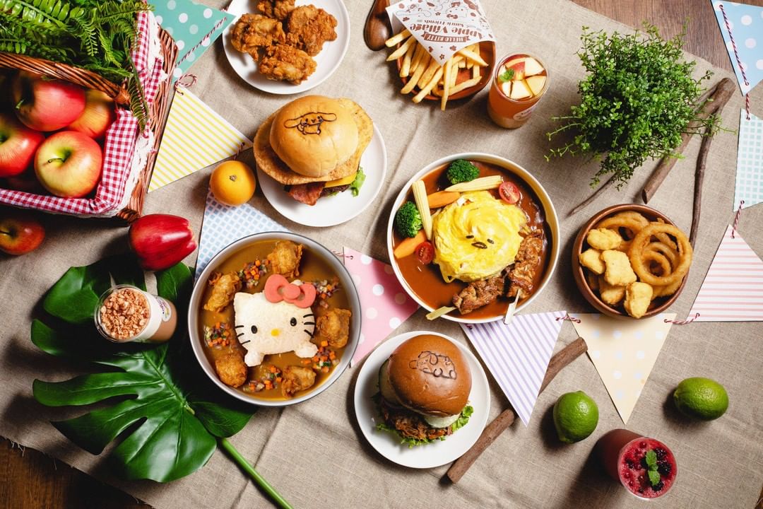 Hello Kitty Apple Village menu
