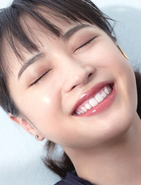 Girl with Mochi Skin smiling