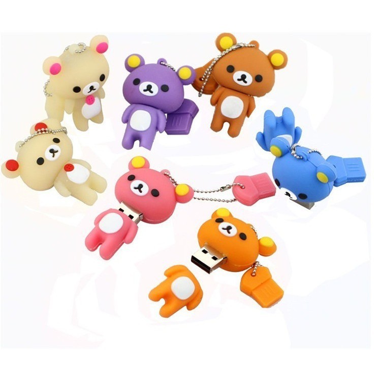Rilakkuma silicone USB flash drive