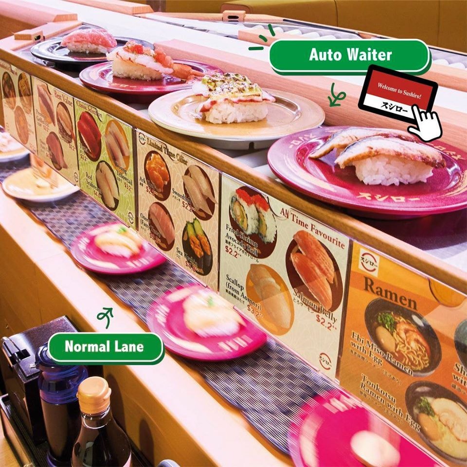 Sushiro conveyer belt sushi