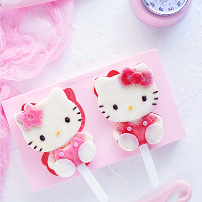 CHEFMADE Hello Kitty silicone popsicle baking mould Singapore