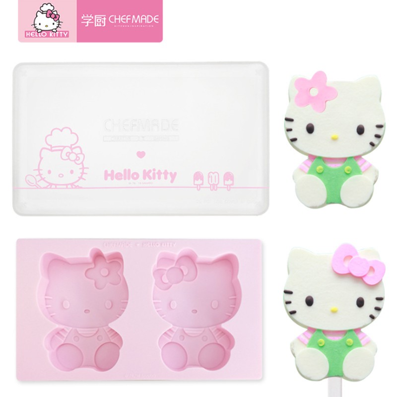 CHEFMADE Hello Kitty silicone popsicle baking mould Singapore