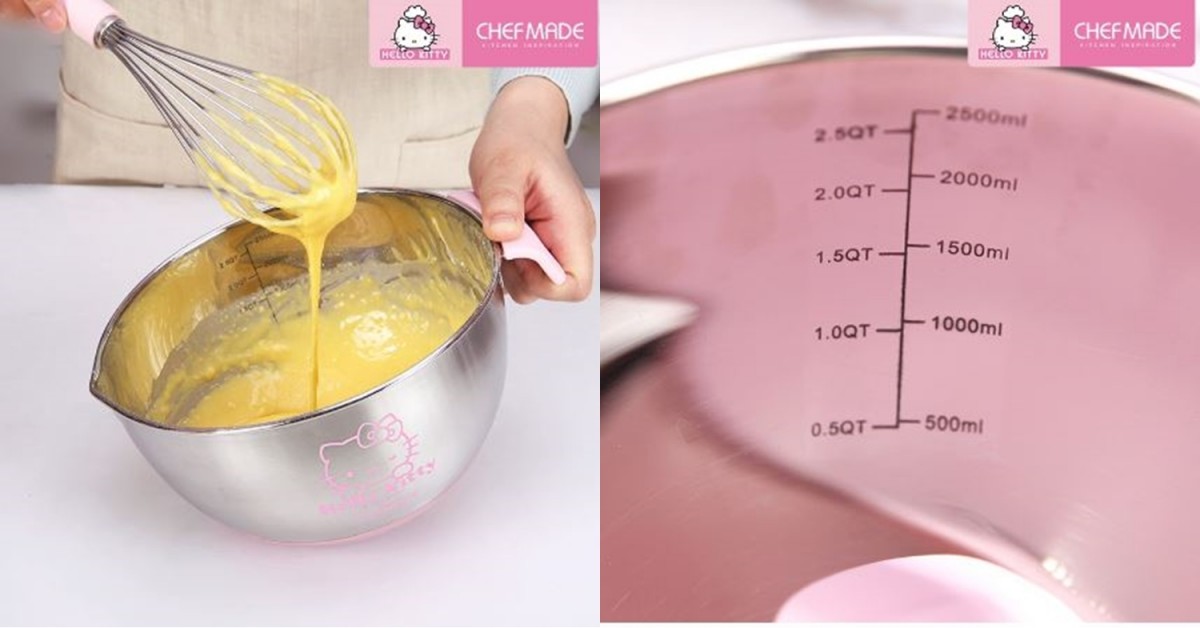 CHEFMADE Hello Kitty stainless steel mixing bowl Singapore