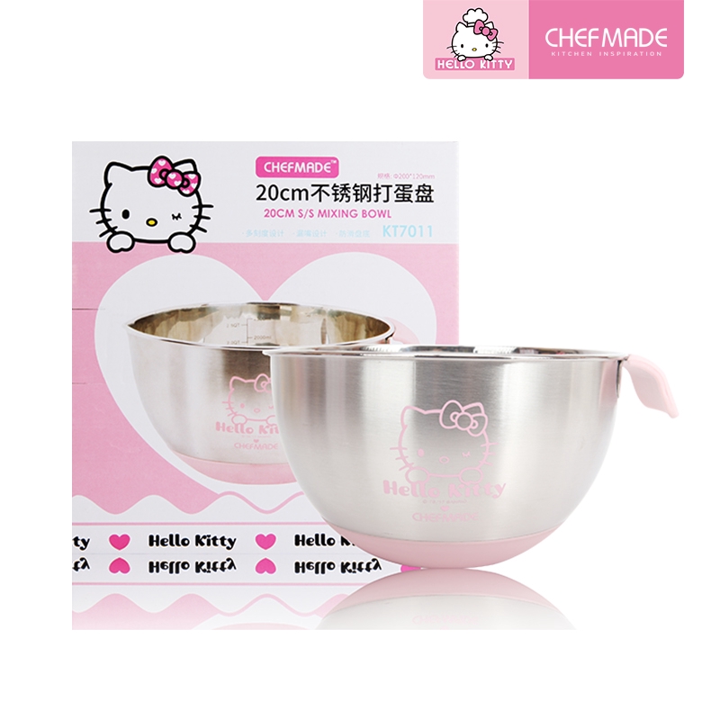 CHEFMADE Hello Kitty stainless steel mixing bowl Singapore