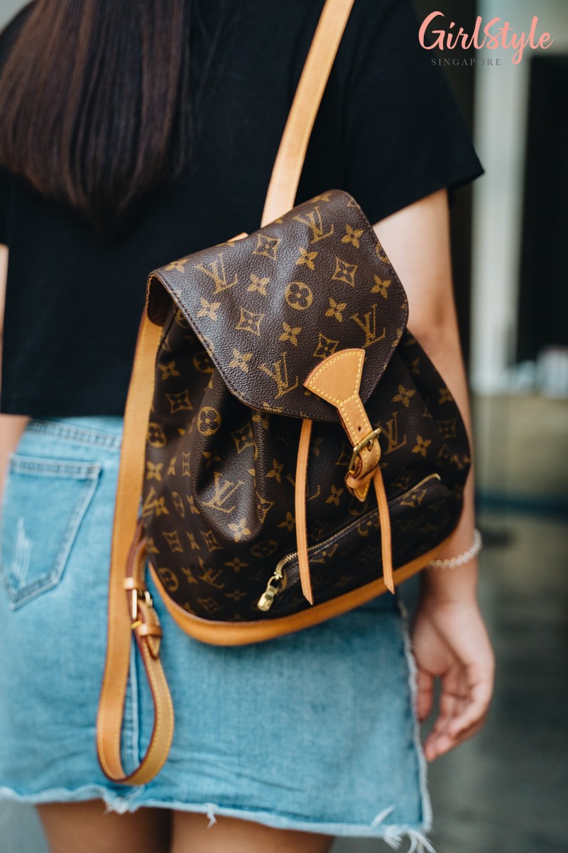 Louis Vuitton Montsouris backpack with monogram