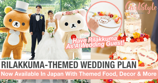 Rilakkuma Wedding Service In Japan Includes Themed Food, Decor & Life-Sized Character Guests