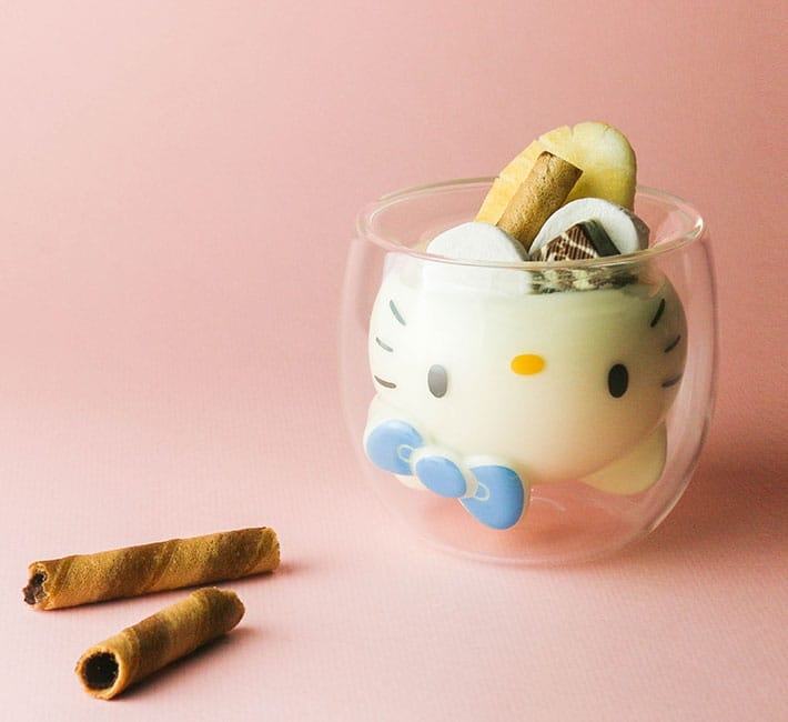 Goodglas Hello Kitty glass blue
