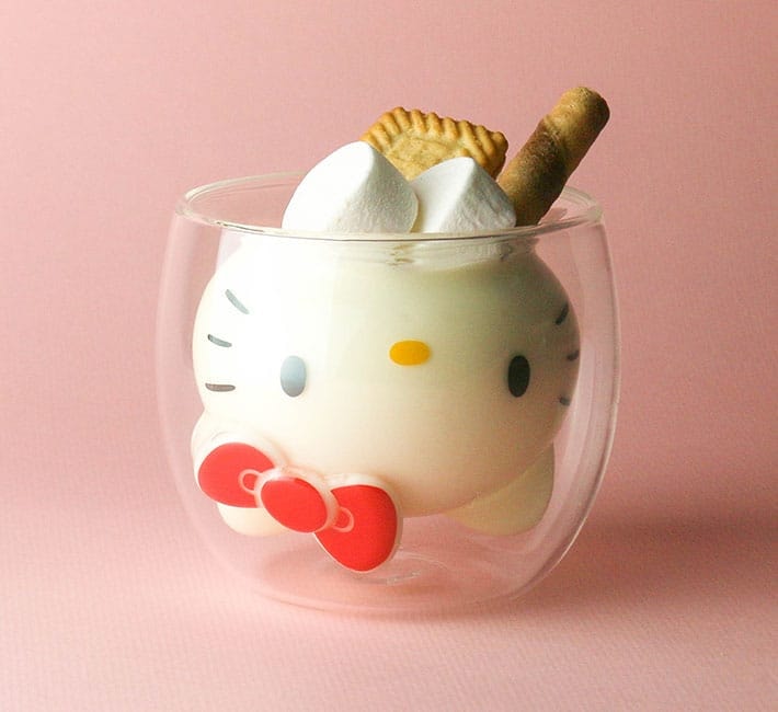 Goodglas Hello Kitty glass red