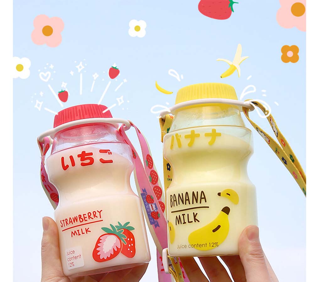 Yakult milk-shaped water bottle