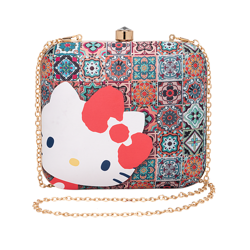 Hello Kitty Photo Phactory Singapore square box clutch bag