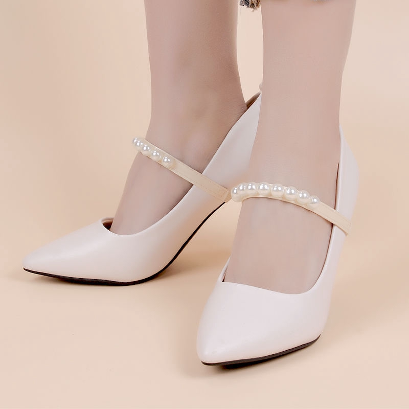 High heel elastic band pearl Singapore