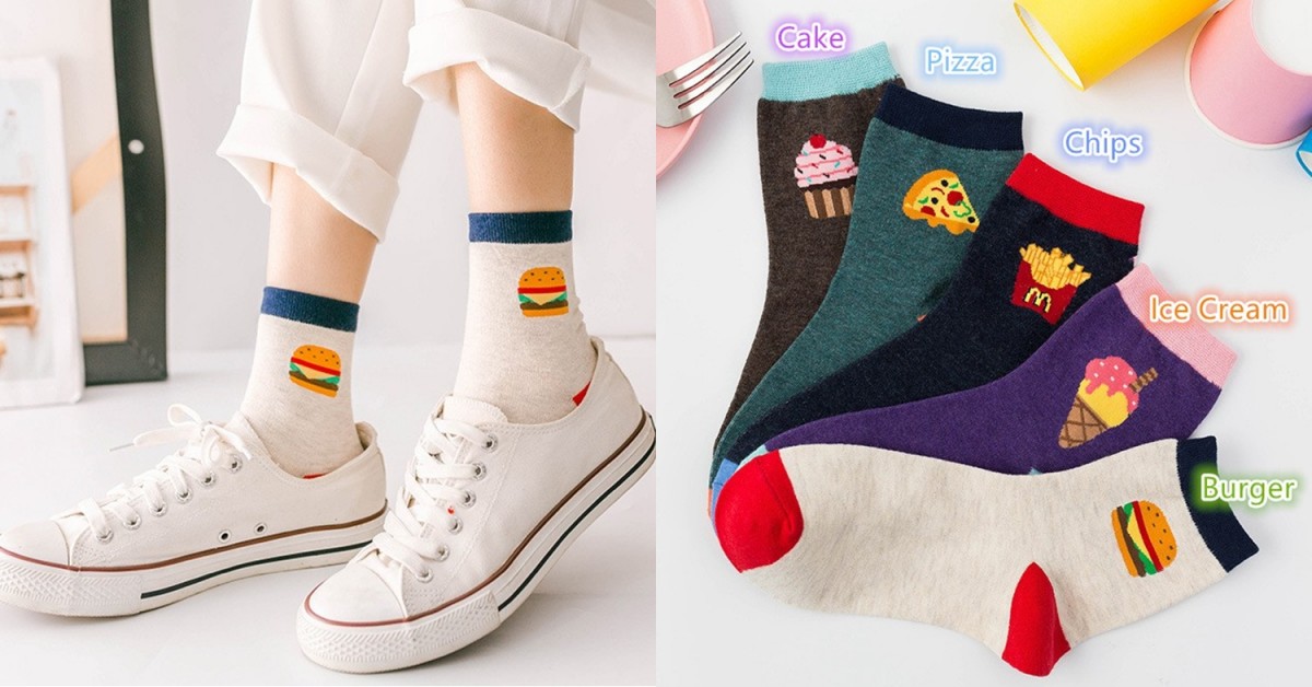 Food print socks Singapore