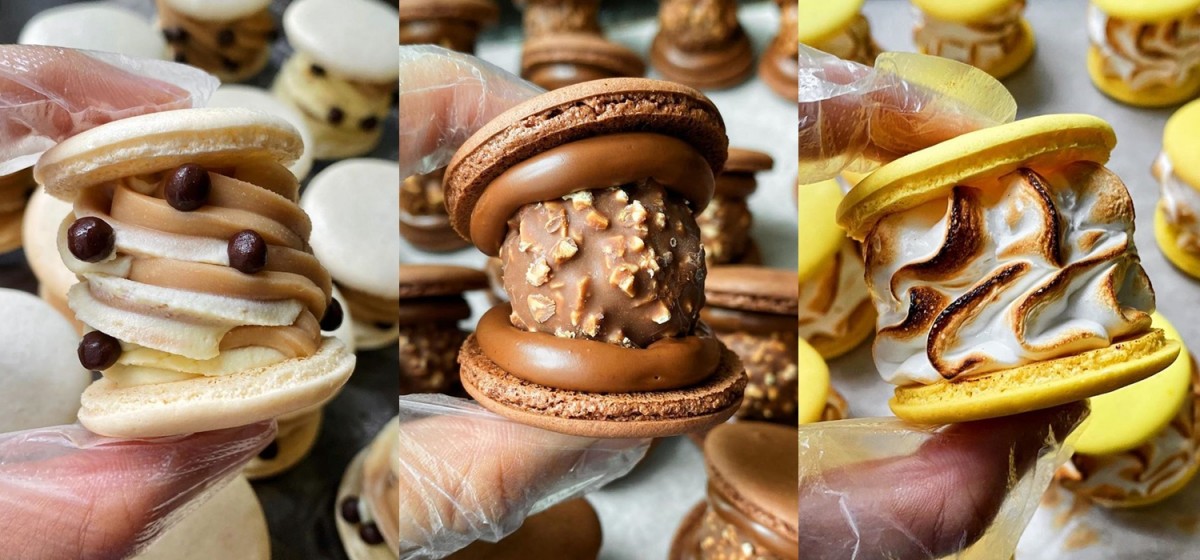 Fat macarons Singapore fatcarons Whites Bakery