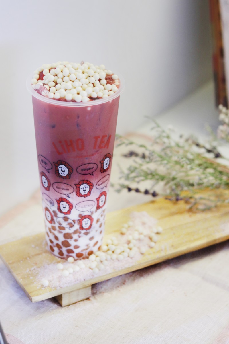 Pink Panda drink by foodpanda and LiHO TEA