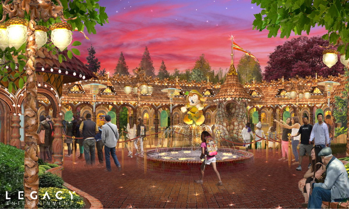 Lotte's Magic Forest theme park Korea Busan
