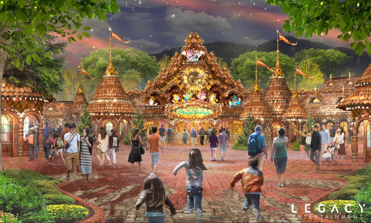 Lotte's Magic Forest theme park Korea Busan