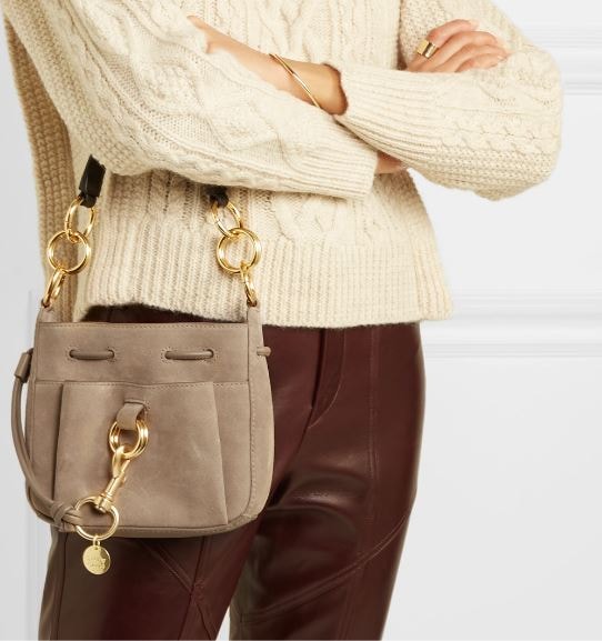 See By Chloé Milk tea netural shade branded luxury bags Singapore