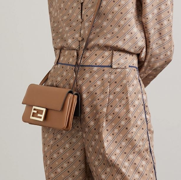 Fendi Milk tea netural shade branded luxury bags Singapore